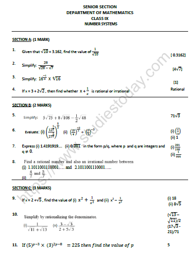 cbse-class-9-mathematics-number-systems-worksheet-set-d